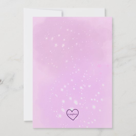 Pastel KPOP Girls Birthday Celebration 招待状 (裏面)