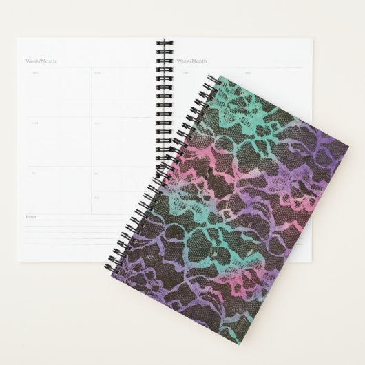 Pastel Lace Pattern planner プランナー手帳 (ディスプレー)