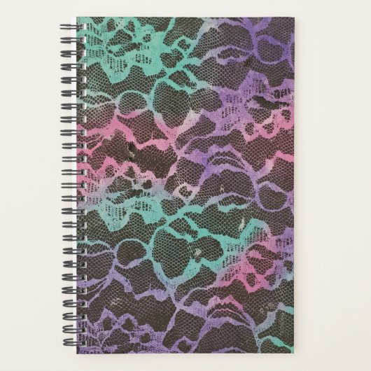 Pastel Lace Pattern planner プランナー手帳 (正面)