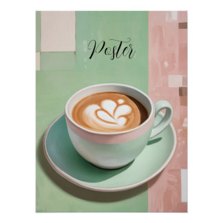 Pastel Latte ポスター