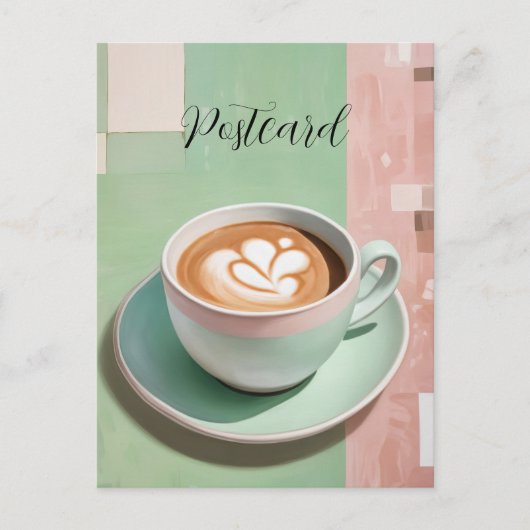 Pastel Latte ポストカード (正面)