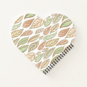 Pastel Leaf Drift  ノートブック (裏面)