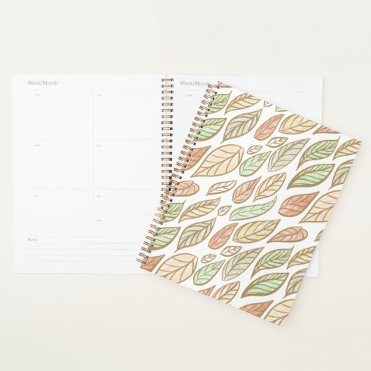 Pastel Leaf Drift Planner プランナー手帳 (ディスプレー)