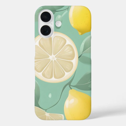 Pastel Lemon Iphone Case Case-Mate iPhoneケース (裏面)
