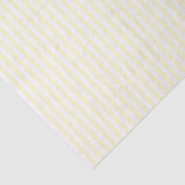Pastel Lemon Yellow and White Stripes Pale Yellow 薄葉紙 (詳細)