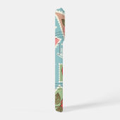 Pastel Love Hearts Floral Phone Case iPhoneケース (右側面)