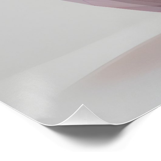 Pastel Low-Poly Bunny ポスター (コーナー)