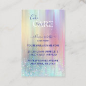 Pastel Luxe Gradient Cake Care  名刺 (裏面)