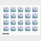 Pastel Magical Unicorn Sticker スクエアシール (シート)
