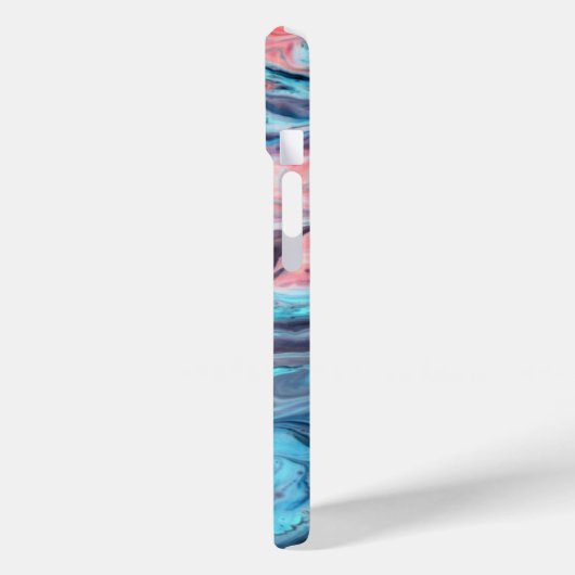 Pastel Marble Fluid Art Phone Case | Pink and Blue Case-Mate iPhoneケース (裏面 / 左)