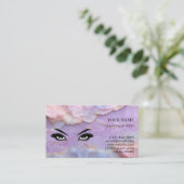 Pastel Marble Lash Before care Appointment Card 予約カード (スタンド正面)