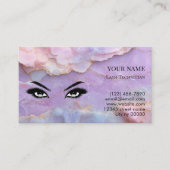 Pastel Marble Lash Before care Appointment Card 予約カード (正面)