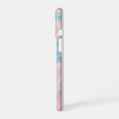 "Pastel Marble Swirl iPhone 16 Slim Fit Case - Sof iPhone 16ケース (左側面)