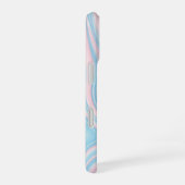 "Pastel Marble Swirl iPhone 16 Slim Fit Case - Sof iPhone 16ケース (右側面)