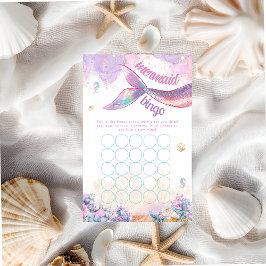 Pastel Mermaid Bingo Undersea Girl