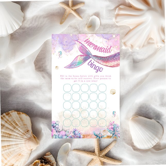 Pastel Mermaid Bingo Undersea Girl (クリエイターアップロード済み)