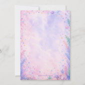 Pastel Mermaid Celebration Invitation Editable 招待状 (裏面)