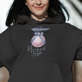 Pastel Merry and Bright Ornament Women’s Christmas パーカ