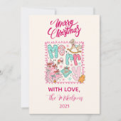 Pastel Merry Christmas シーズンカード (正面)