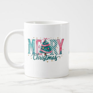 Pastel Merry Christmas Jumbo Mug ジャンボコーヒーマグカップ
