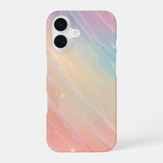 Pastel Meteor Shower Phone Case iPhone 16ケース (裏面)