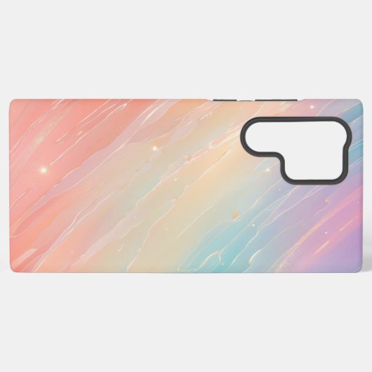 Pastel Meteor Shower Phone Case Samsung Galaxyケース (裏面横)