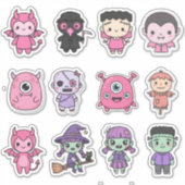 Pastel Monster Squad Sticker Pack シール (正面)