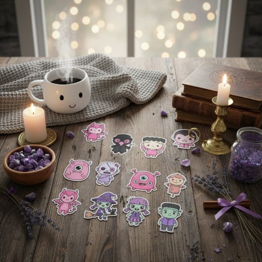 Pastel Monster Squad Sticker Pack シール