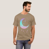Pastel Moon Kawaii Pastel Goth Small funny Tシャツ (正面フル)