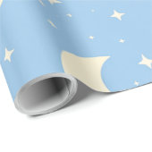 Pastel Moon Stars Baby Wrapping Paper ラッピングペーパー (ロールコーナー)
