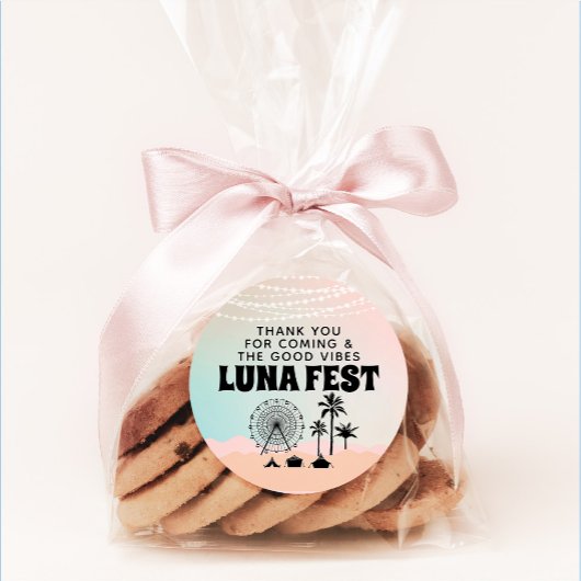 Pastel Music Festival Thank You ラウンドシール