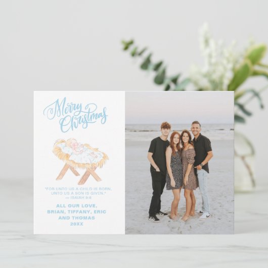 Pastel Nativity | Baby Jesus in a Manger (スタンド正面)