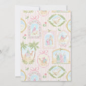 Pastel Nativity Christmas Party 招待状 (裏面)