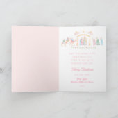 Pastel Nativity Folded Photo カード (内部)