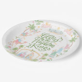 Pastel Nativity | Glory to the Newborn King ペーパープレート (アングル)