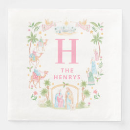 Pastel Nativity Monogram