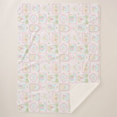 Pastel Nativity Scenes シェルパブランケット (正面)