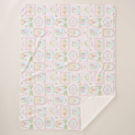 Pastel Nativity Scenes シェルパブランケット