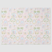 Pastel Nativity Scenes Striped 薄葉紙 (正面)