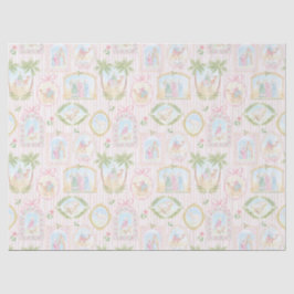 Pastel Nativity Scenes Striped 薄葉紙