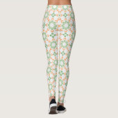 Pastel Nature-Inspired Printed Fashion Leggings レギンス (裏面)
