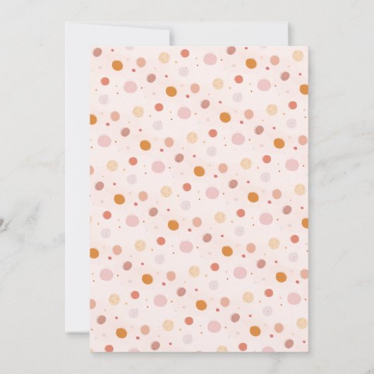 Pastel No Tricks Just Treats Kids Halloween 招待状 (裏面)