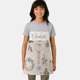 Pastel Nutcracker Ballet Personalized Kids Apron エプロン