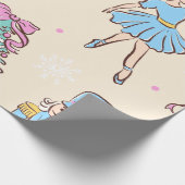 Pastel Nutcracker Christmas ラッピングペーパー (角)