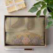 Pastel Nutcracker Vintage Christmas Decoupage 薄葉紙 (ギフト)