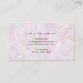 pastel opalミネラルビジネスカードのロゴ 名刺 (裏面)