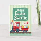 Pastel Ovoid Springtime Card カード (正面)