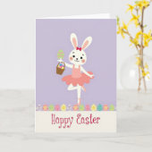 Pastel Ovoids Springtime Card カード (黄色い花)