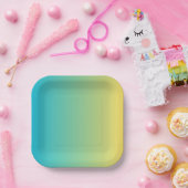 Pastel partyware/Paper plates/Birthday party  ペーパープレート (パーティー)