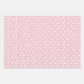 Pastel Pattern of Pink, Mint, Gray Geometric Shape ラッピングペーパーシート (正面)